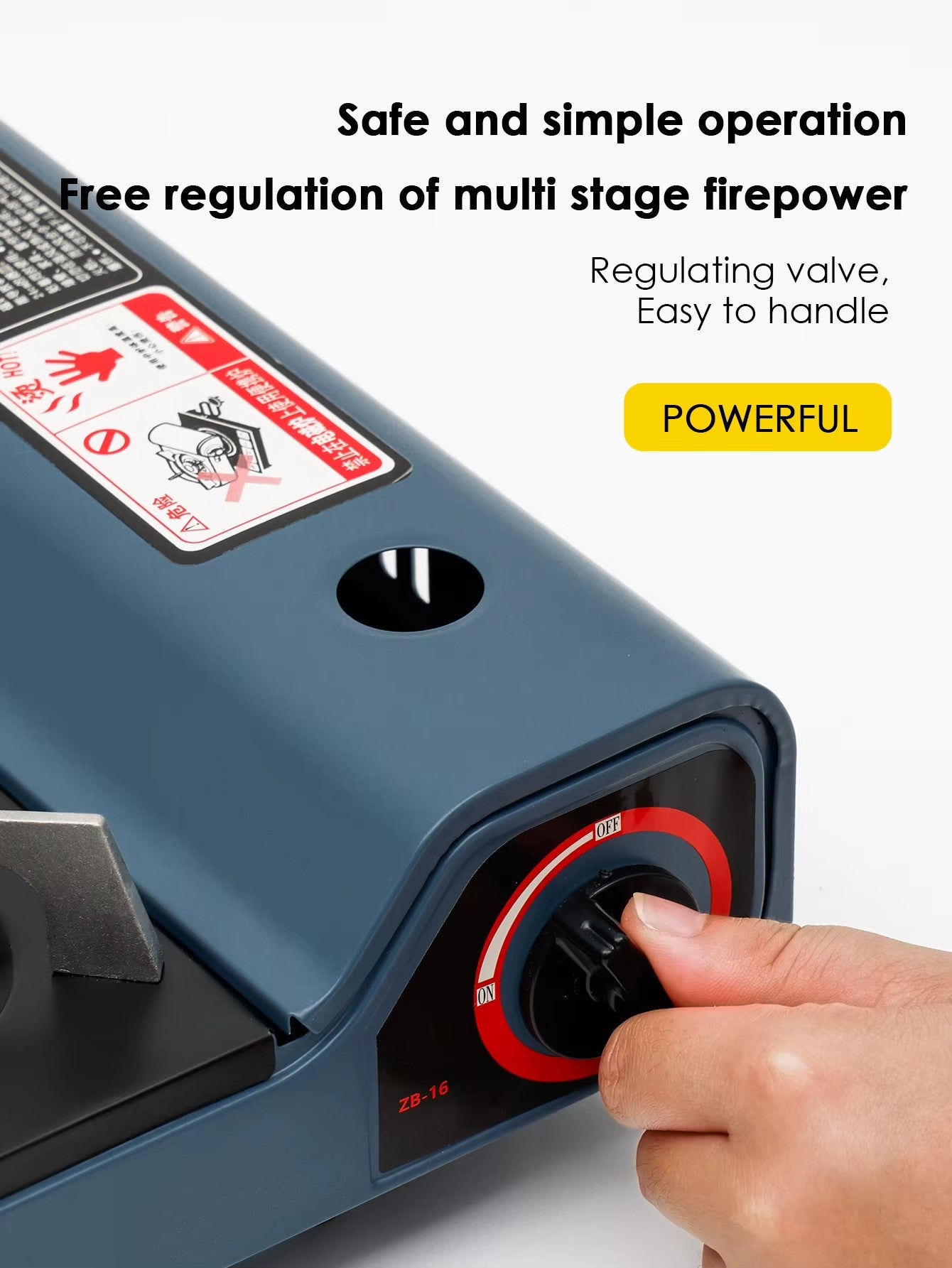 Portable Butane Gas Stove Camping BBQ Gas Burner Stove for Outdoor Cooking